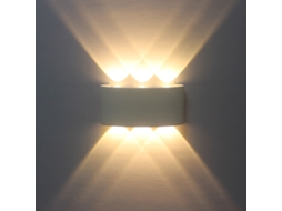 Luminária de Parede Led Moderna com Instalação Easy Up Down Luzes para Quarto Varanda Corredor Ac85 265v
