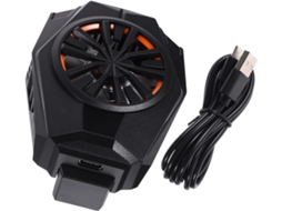 Ventilador De Resfriamento Elegante Para Celular, Artefato De Resfriamento, Preto, Encaixe Universal.