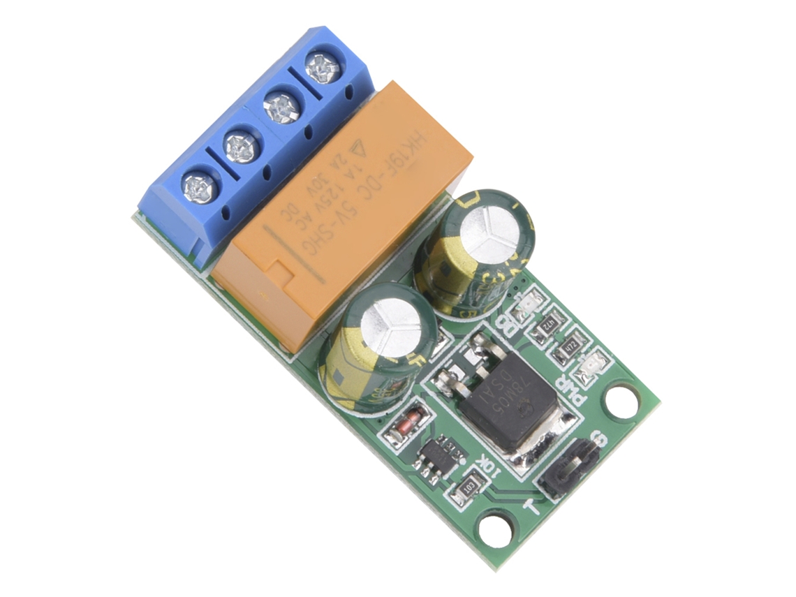 Módulo Controlador De Motor Dr55b01: Avanço/retrocesso Com Relé De Polaridade Inversa E Trava Automática (6-24v)