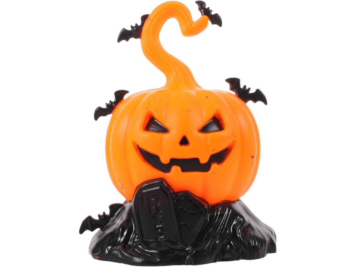 Lanterna Noturna De Halloween Yarnow - Abóbora Brilhante Com Design