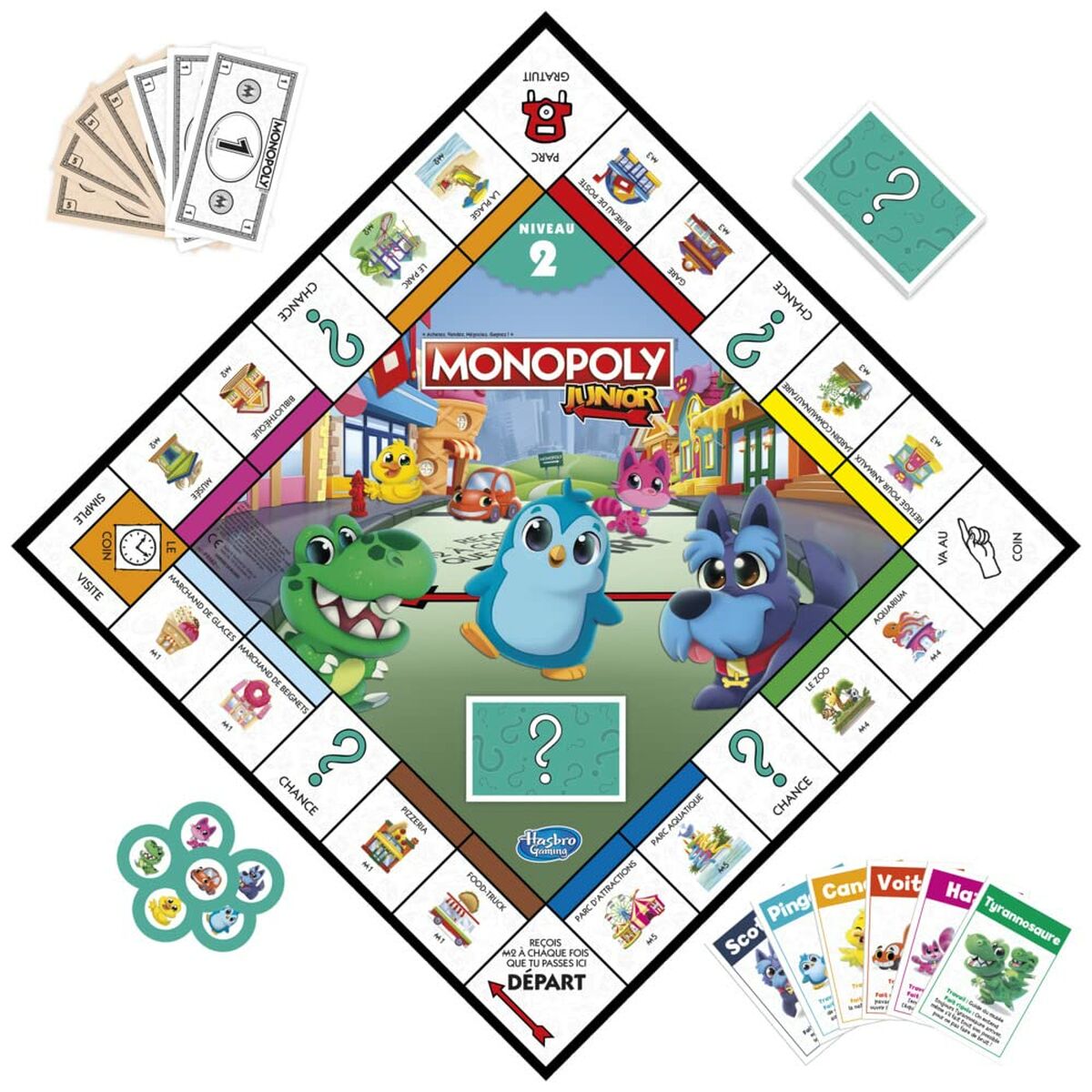 Jogo de Tabuleiro MONOPOLY Junior (Idade Mínima Recomendada: 4 anos -  Versão em Português)