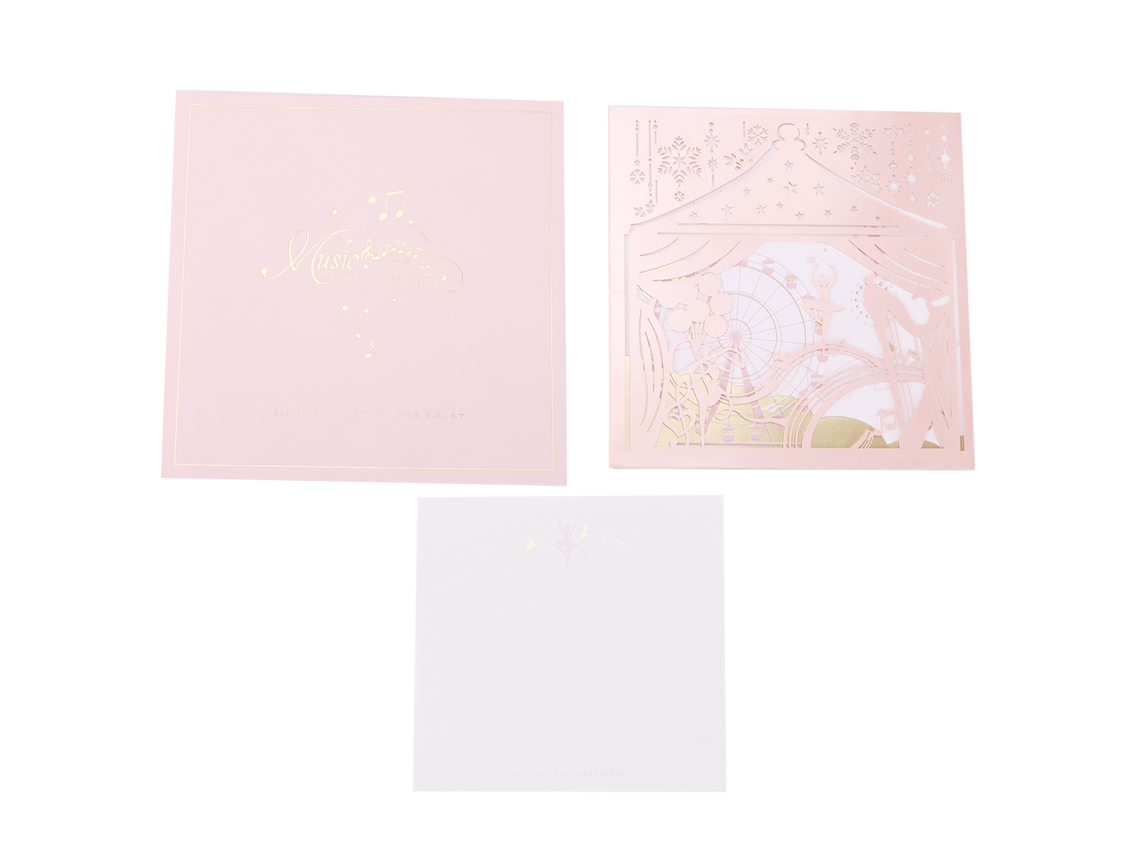 Cartões Presente Simples Elegantes Com Envelope Para Festivais