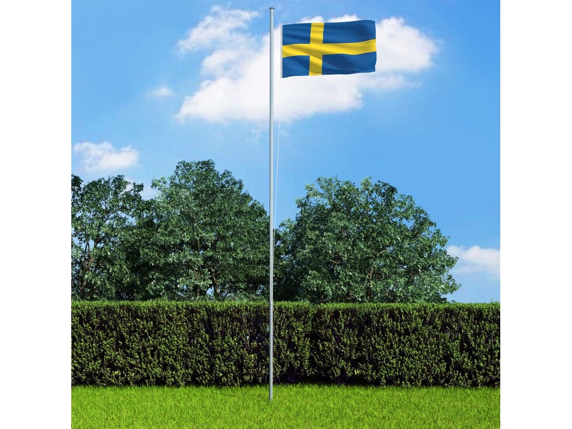 Vidaxl Bandeira Da Suécia 90x150 Cm