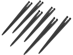 Conjunto De 100 Estacas Suporte Para Mangueira Irrigação Em Plástico,
