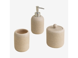 Sklum Conjunto De Banho Beltine Resina Crema Vintage
