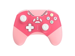 Controle Sem Fio LAXISCREED para Switch Pc Celular Rosa