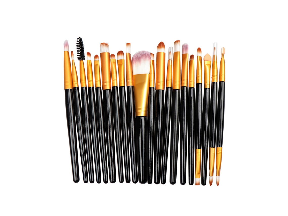 Conjunto De Pincéis De Maquiagem Ajuste Base Definição Sombras