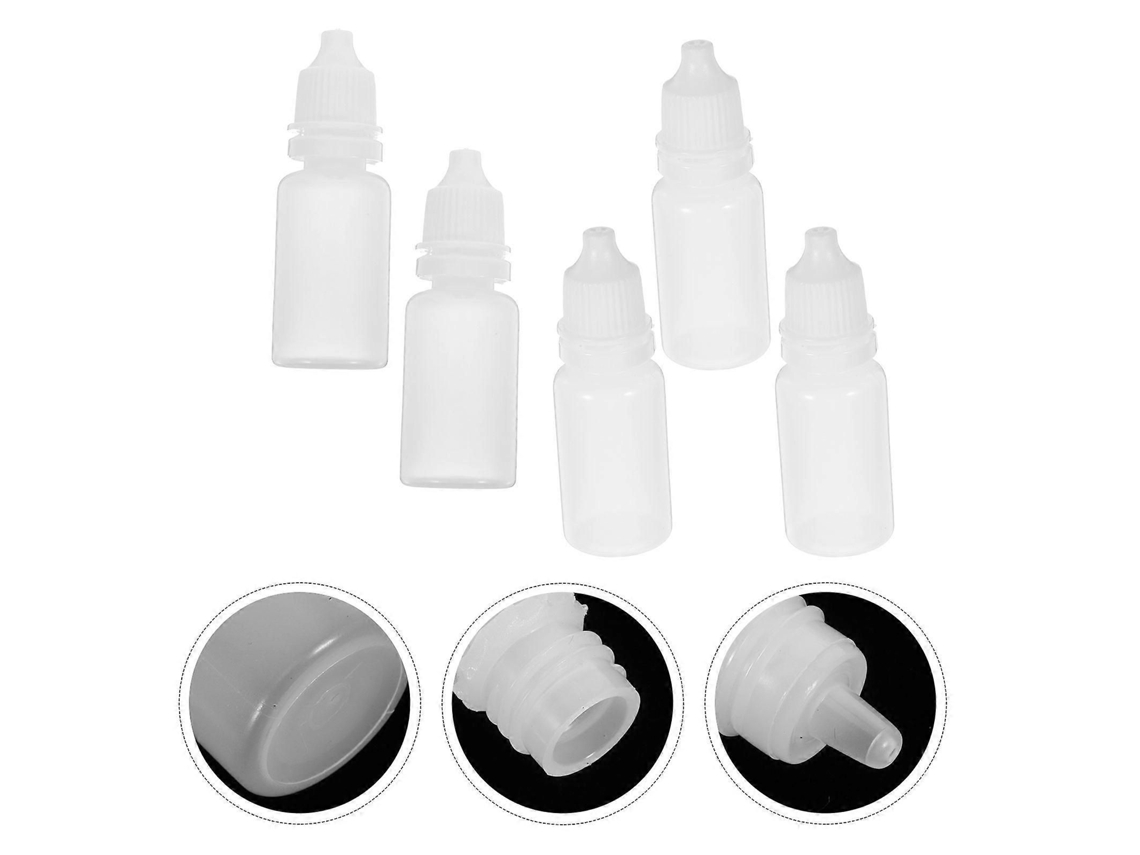 5 Frascos Vazios De Plástico Com Conta-gotas, 10ml