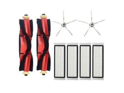 Para xiaomi roborock s5 max s6 s65 s5 s50 s55 acessórios peças de aspirador de pó lavável filtro hepa escova principal lado bru