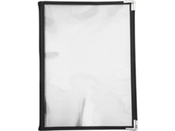 Porta Cardápio Transparente Beavorty Em Pvc, 8 Páginas E 16 Visualizações, Durável E Flexível Atualizações Em