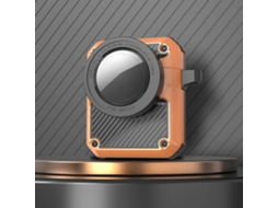 Capa para fones de ouvido AirPods 1/2 com interruptor de abertura automática, feita de TPU + PC e compatível com Airtag. GIECY