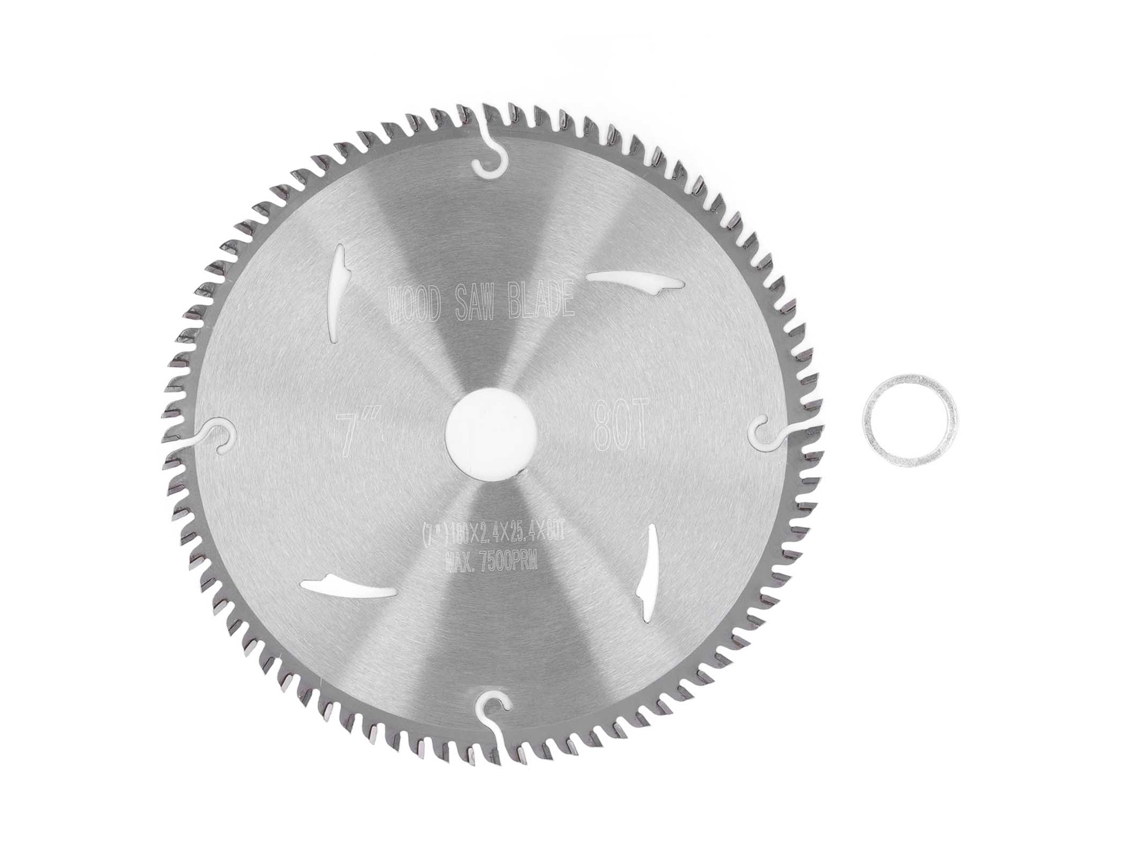 Chapa circular de metal duro de 80t com dentes alternados (para carpintaria)
