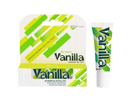 Lipskin Vanilla Lip Balm For Children Aged 3, 8g Pharmacy Lab