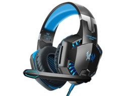 Headset Gamer G2000 Experimente Áudio Imersivo Com Microfone Com Cancelamento De Ruído, Luzes Led E Protetores De Ouvido Com Memória Macia Vayotoy