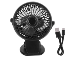 Ventilador Portátil Clip Usb Exterior Interior Verão Worten