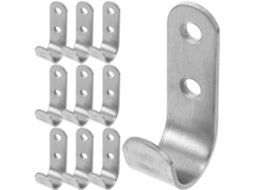 Conjunto De 20 Ganchos De Metal Prateado, Lonas De Reboque