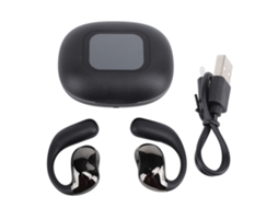 Fones Bluetooth com cancelamento de ruído EOOCOO, tela digital