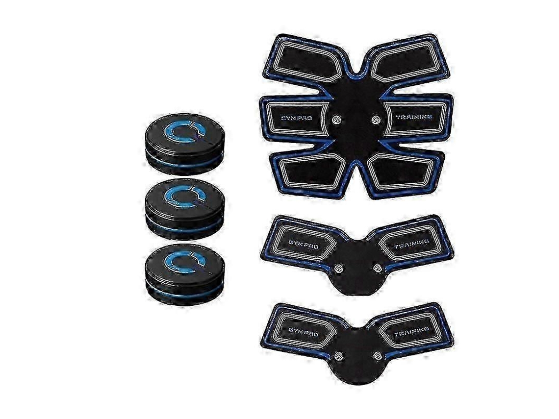 Cinto tonificador muscular abdominal EMS para exercícios de fitness e emagrecimento.