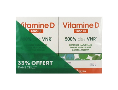 Vitamina D 1000 UI 2 X 90 comprimidos VITAVEA