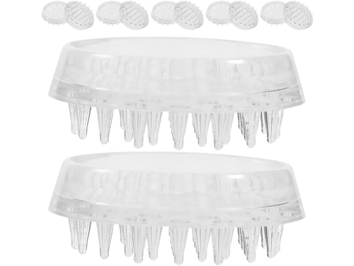 Angooily Conjunto De 12-tapetes Movimento Com Design Dentado Antiderrapantes Para Pés Cadeiras E Sofás Fácil Instalação