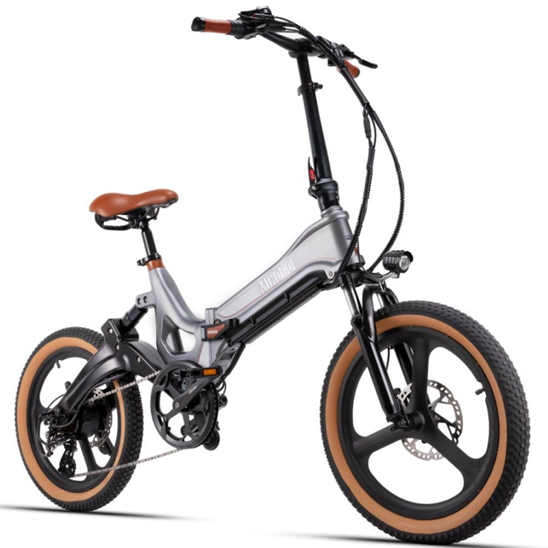 Bicicleta elétrica feminina 48v 12,8ah 65km Mihogo Smart App