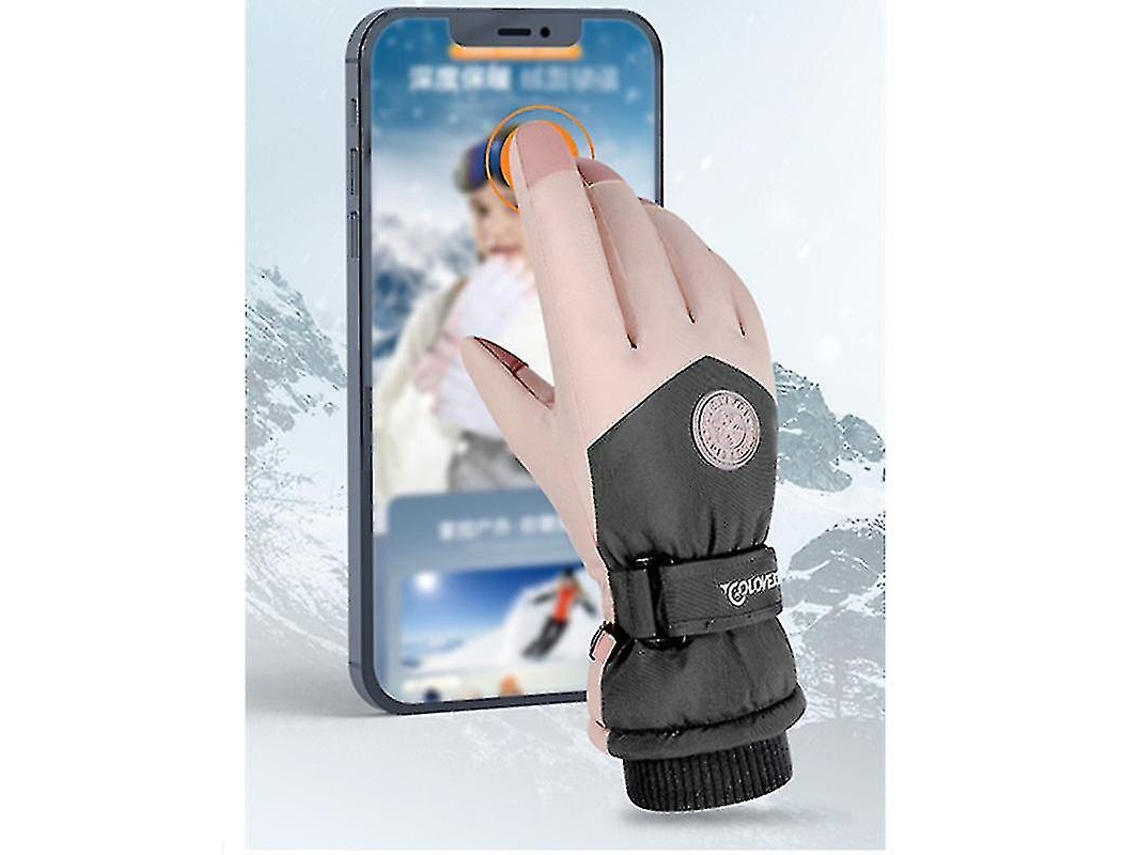 Luvas De Esqui Impermeáveis ​​com Tela Sensível Ao Toque Para Mulheres/luvas Femininas Impermeáveis ​​quentes Com Tela Sensível Ao Aquaforge