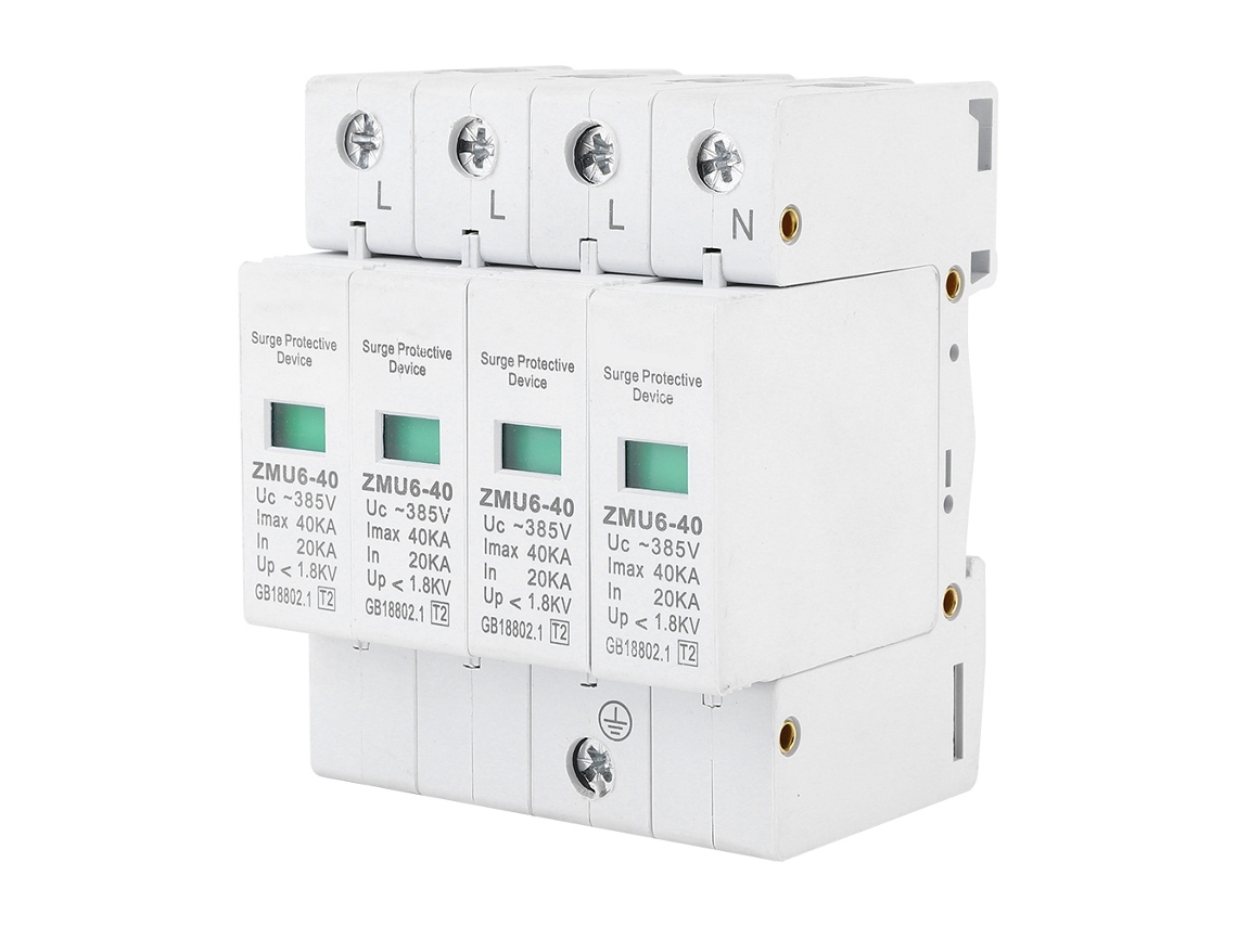 Laxiscreed Proteção Contra Sobretensão 4p Lightning Surge Protector Para Proteção De Circuitos Domésticos