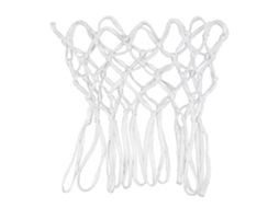 2pcs Redes De Basquete Duráveis Em Nylon Branco Para Interior E Exterior Resistente A Todas As Condições Climáticas