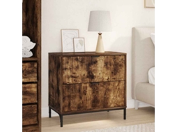 Vidaxl Mesa-de-cabeceira Carvalho Fumado 63.5 X 36 X 61 Cm
