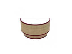 Aplicar Roque 1Xe27 Natural/Vermelho 17X30X15 Cm FABRILAMP