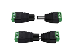 Conector De Alimentação Dc, Compatível Com Câmeras De Segurança Cctv E Fitas De Led, Garantindo Fluxo De Corrente Seguro De 5 A, Tecnologia De Plástic