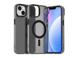 Capa Híbrida Para Iphone 15 - Pc E Tpu Com Magsafe | Candy Design - Preta