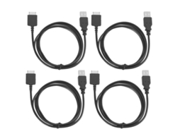 Mali 4pcs Cabo de Dados e Carregamento Pvc para Sony Walkman Mp3 Transmissão Profissional