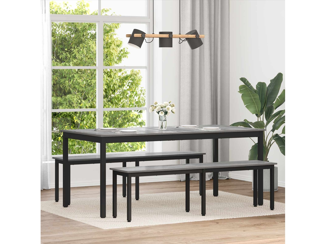 Vidaxl Mesas De Jantar 180 X 90 X 75 Cm Derivados De Madeira