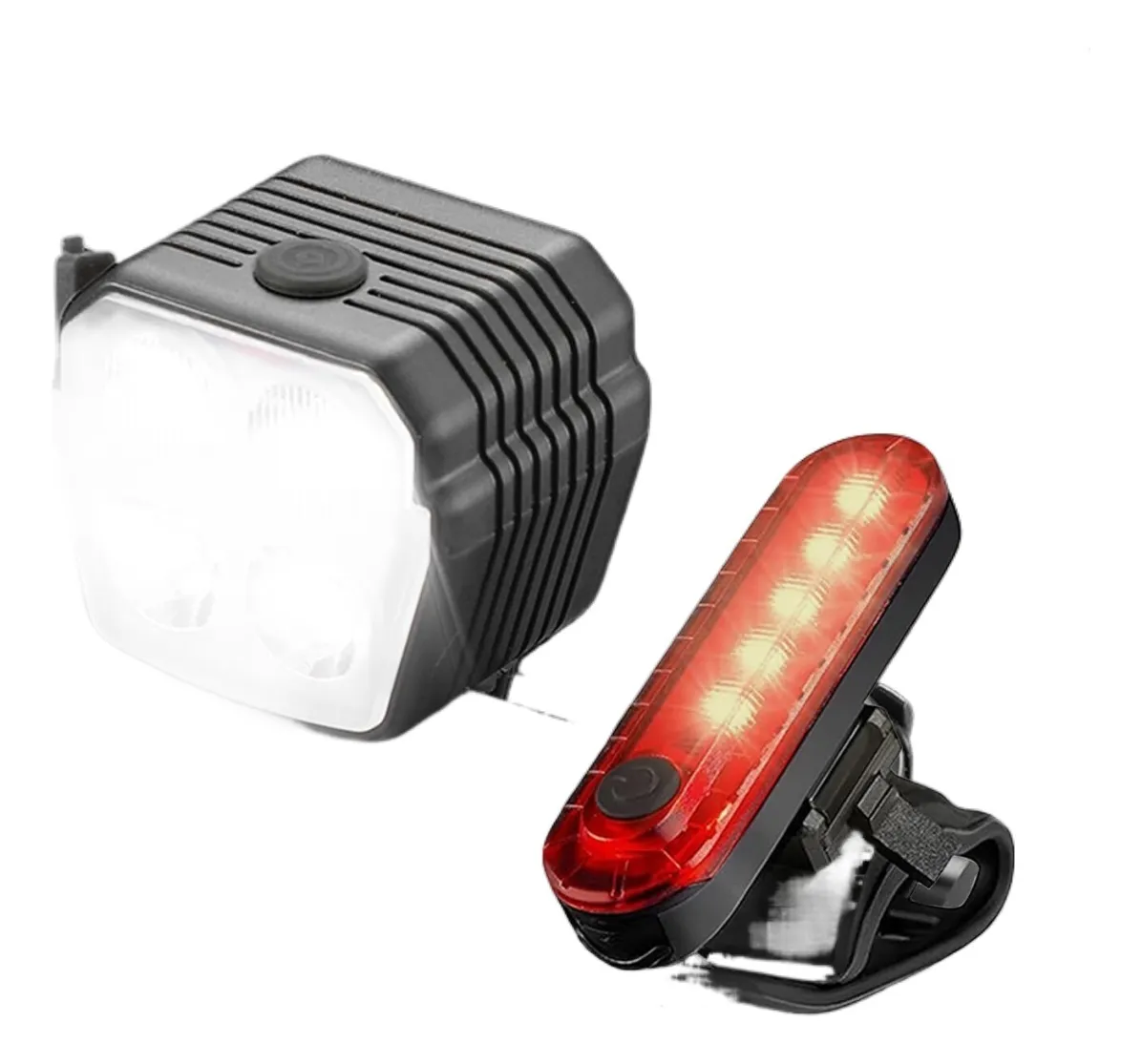 Luz De Bicicleta Recarregável Por Usb, Lâmpadas Dianteiras E Traseirasvayotoy