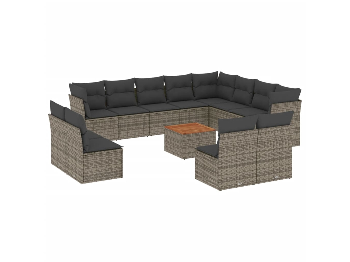 Garden Sofa Set, Garden Sofa Sets Vidaxl Cinzeto Rattan / Vime (n/a)