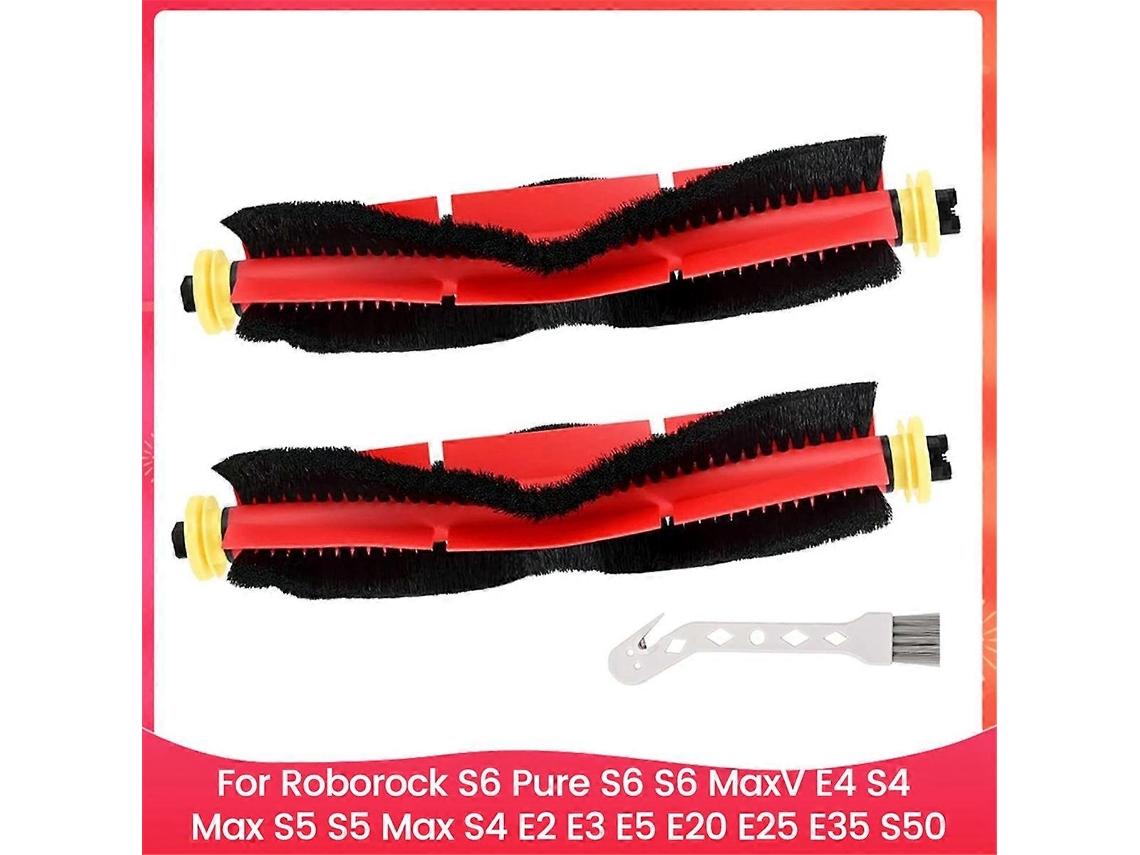 Escovas Principais Para Roborock S6 Pure, S6, S6 Maxv, E4, S4 Max, S5, S5 Max, S4, E2, E3, E5, E20, E25, E35, S50 Webake