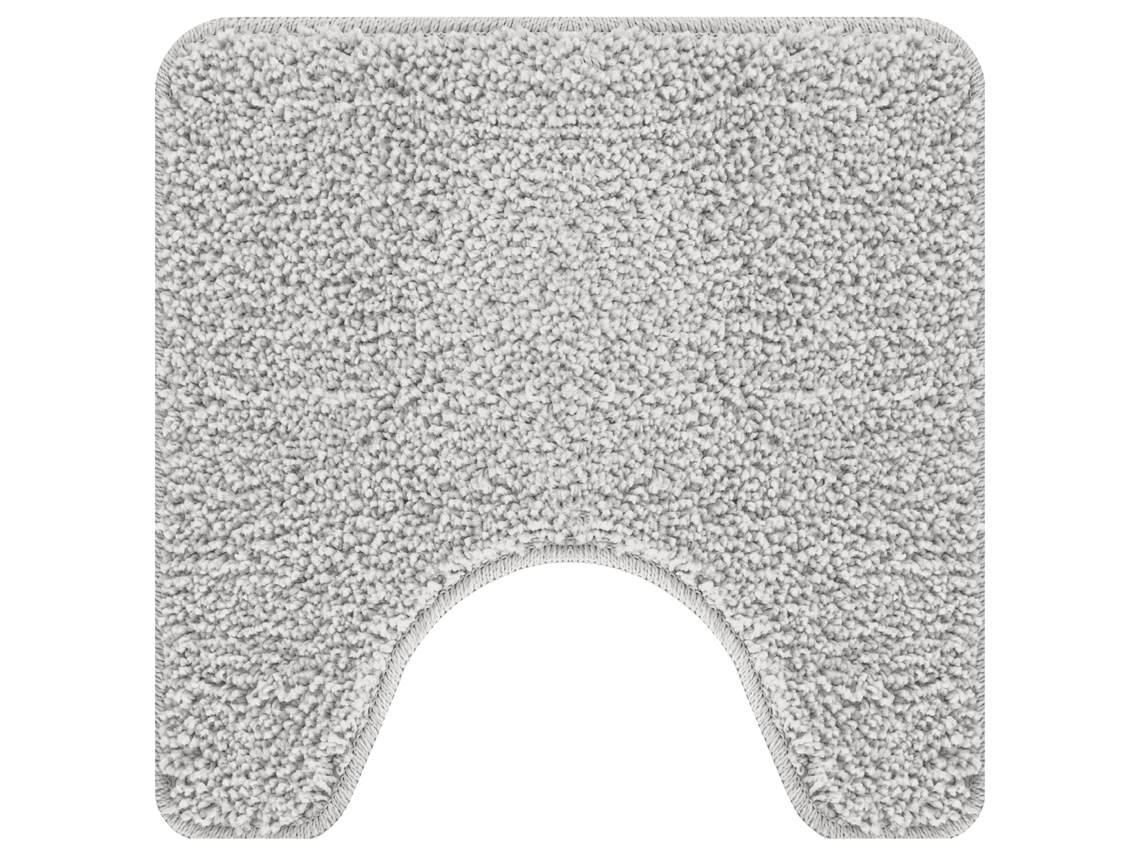 Conjunto 1 Tapete De Banho Vidaxl Cinzento Polipropileno (50 X 50 Cm)