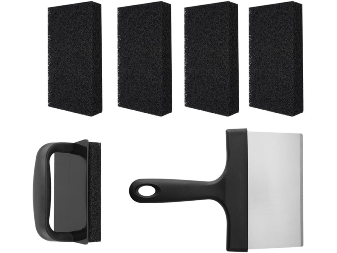 Kit De Escovas Para Limpeza De Churrasqueira, Ferramenta Prática