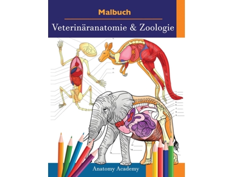 Livro Malbuch Veterinaranatomie amp Zoologie de Anatomy Academy (Alemão)