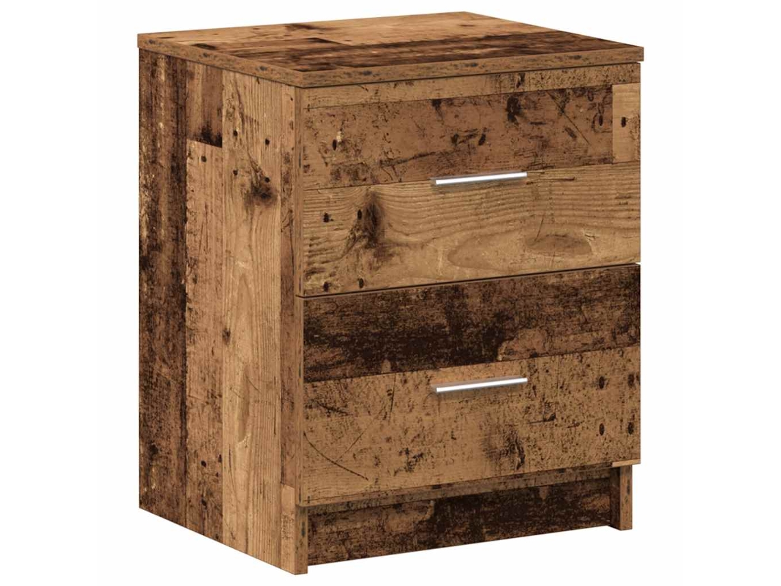 Mesa de Cabeceira com 2 Gavetas 40x36x50 Cm Branco MAISON EXCLUSIVE