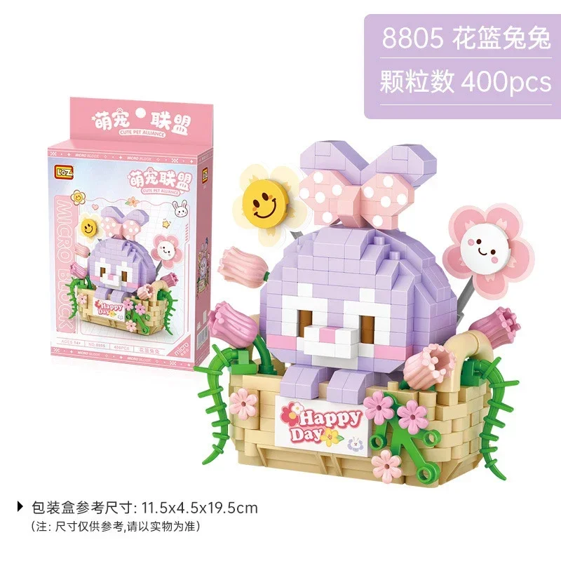 Quebra-cabeça De Panda (370 Peças), Mini Blocos De Montar De Animais, Brinquedo Educativo Chinês