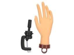 Mão De Boneco Flexível Para Prática De Nail Art Com Suporte Mão Falsa Bendável Para Manicure