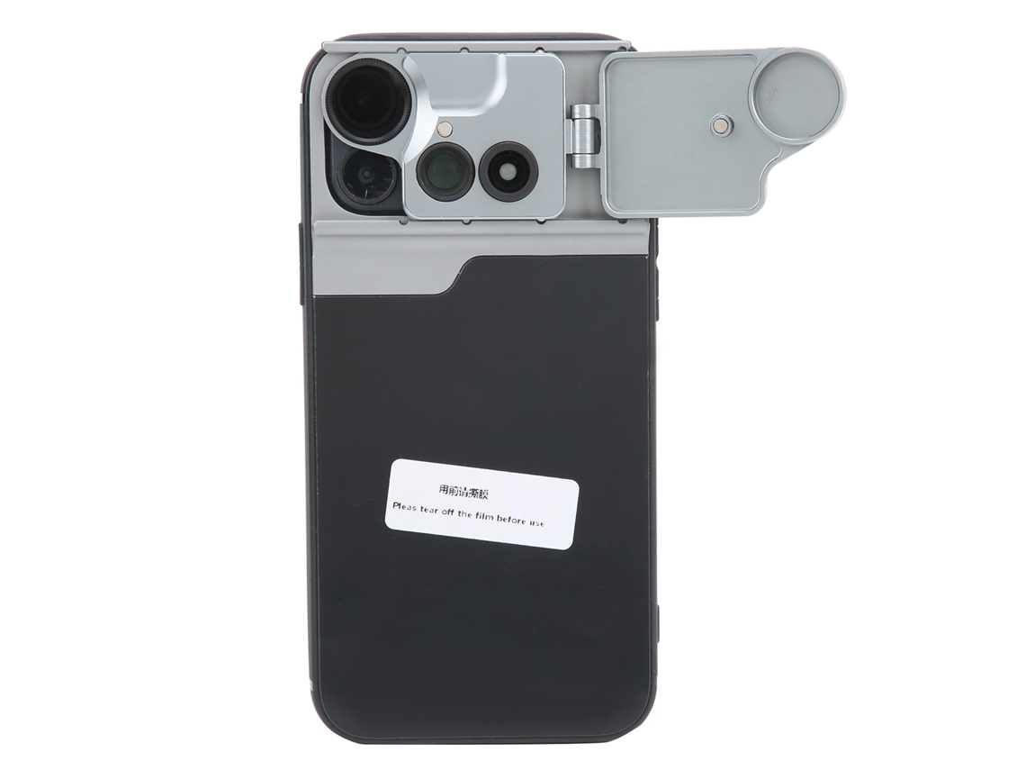 Capa para celular com múltiplas lentes para iPhone 12, Capa com várias lentes para iPhone 12