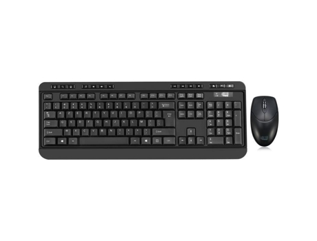 Conjunto de Teclado Sem Fio ADESSO Mouse Anti-Microbiano para Escritório