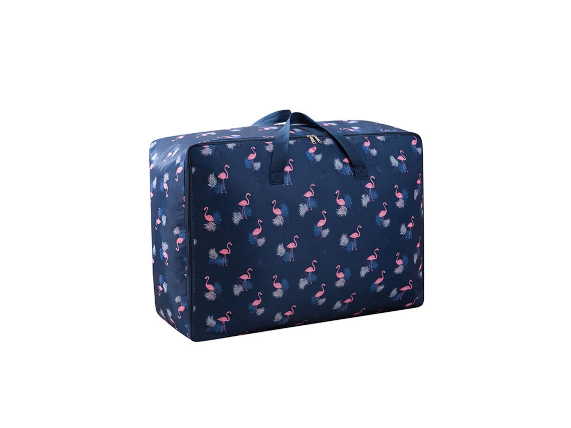 Saco Para Guardar Roupa De Cama, Dobrável, Para Mudanças, Organizador Doméstico Para Edredons, Travesseiros E Cobertores Azul Escuro