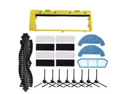 Para ilife a4 a4s a40 robô aspirador de pó acessórios lavável escova principal lateral heap filtro parte