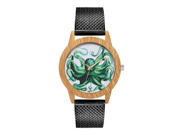 Reloj De Cuarzo Unisex Con Correa De Silicona Casual Negro Para Hombre Y Mujer