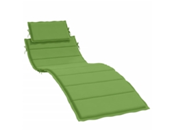 Sun Lounger Cushion, Sun Lounger Cushions Vidaxl Verde Tecido (n/a)