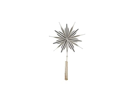 OYOY Toppu Christmas Topstar Estrela de Natal Papel Preto Branco 1 Unidades